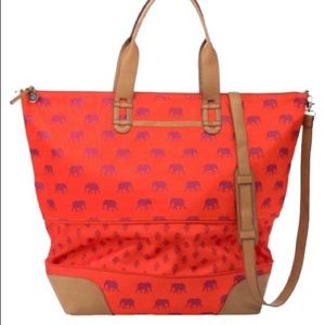 Stella & Dot Expandable Elephant Getaway Bag